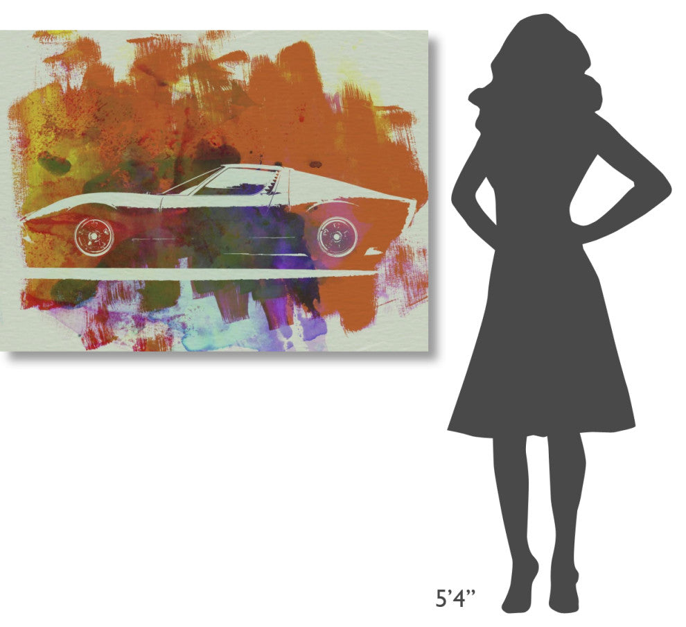 "Lamborghini Miura Side 2" Fine Art Print