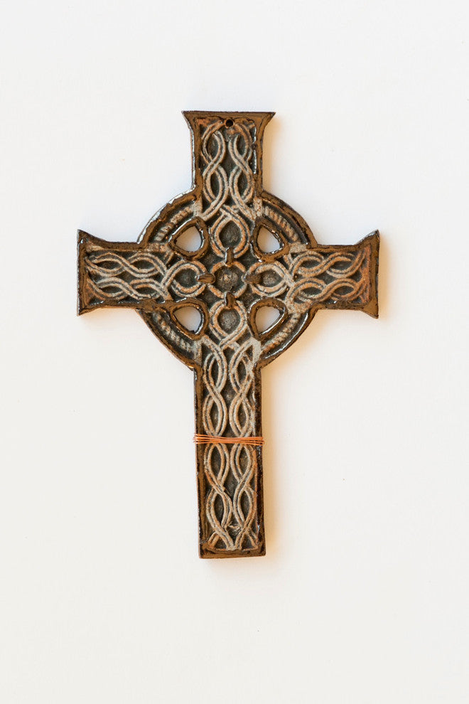 Patrick Handmade Clay Celtic Cross