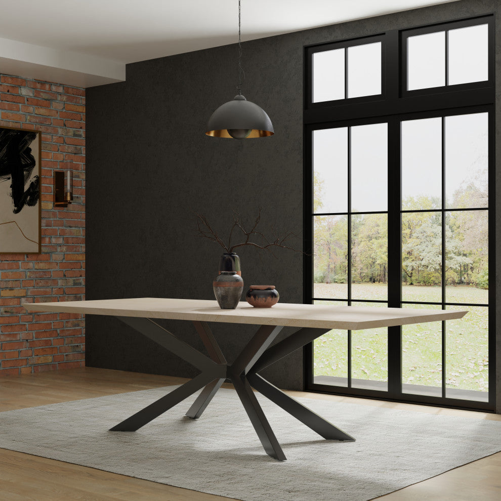 Parker House Crossings Monaco 86 In. Dining Table With 4 Upholstered Chairs