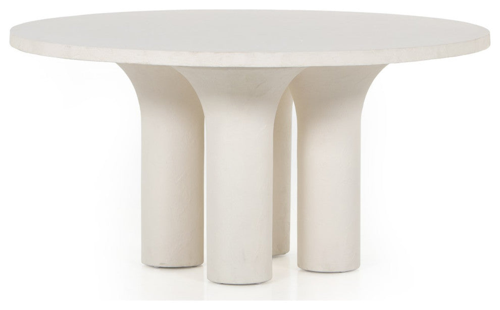Parra Round Dining Table-Plaster Molded