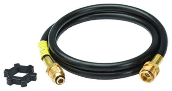 Mr Heater® F273702 Propane Hos Assembly, Solid Brass Fittings, 12'