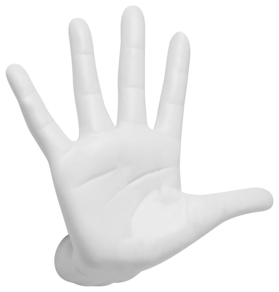 Interior Illusions Plus Ceramic Female Talk To The Hand Wall Mount, 8.5" Tall