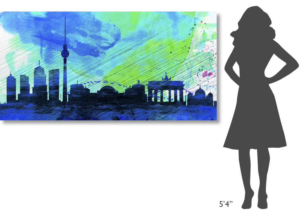 "Berlin City Skyline" Fine Art Print