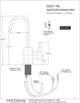 Contemporary 1-Handle Water Faucet, Oil Rubbed Bronze