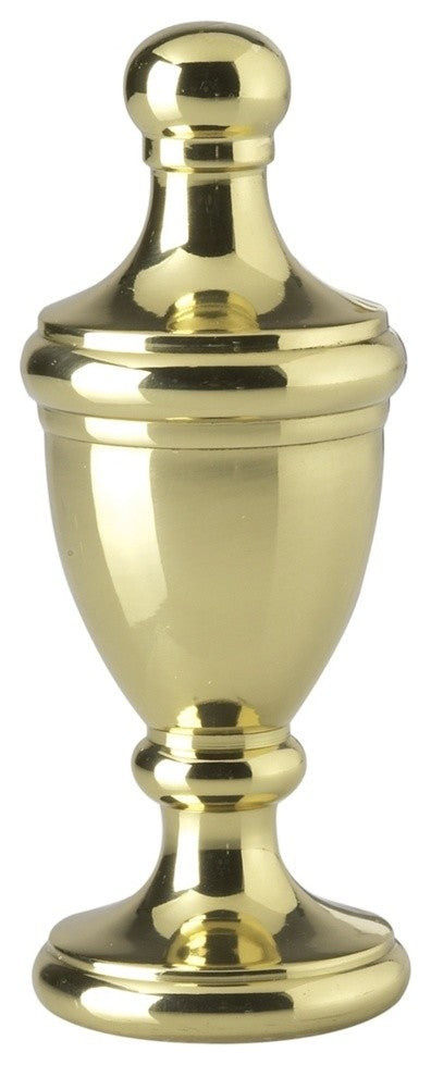 Polished Brass Urn Lamp Finial 2.75"h