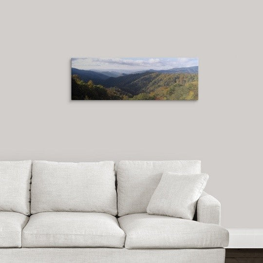 "Great Smoky Mountains National Park TN" Canvas Art, 36"x12"x1.25"