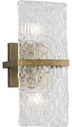 Chevall Collection 2-Light Modern Organic Wall Sconce, Gold Ombre
