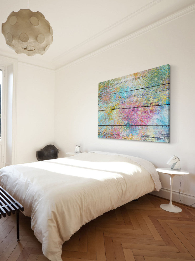 "Vintage Abstract 5182" Painting Print on Canvas by Irena Orlov