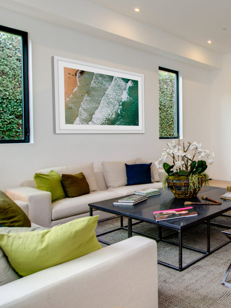 "Crashing Waves" Framed Print by Karolis Janulis