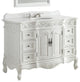 48 Inch Antique White Traditional Style Single Sink Beckham Bathroom Vanity