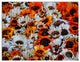 Colorful Sunflowers in Garden, Floral Triptych Canvas Art Print, 36x28, 3 Panels