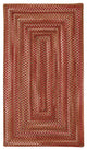Capel Manchester Redwood 0048_500 Braided Rugs - 5' X 8' Concentric Rectangle