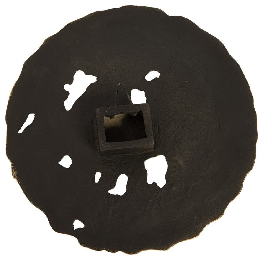 Molten Disc Wall Art, Gold Leaf, Small