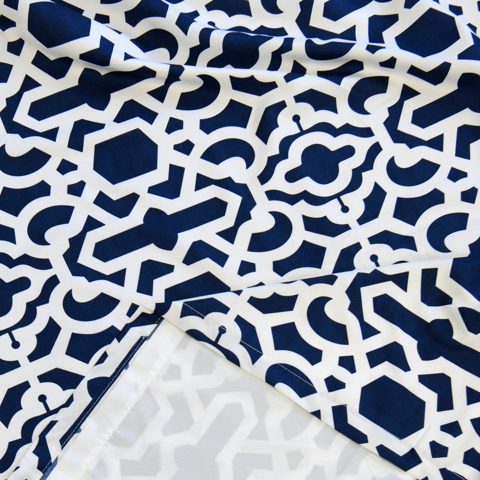 Montegomery 2 Piece Curtain Set, Blue, 2 Piece 60"x84"