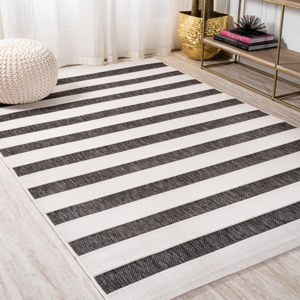Aveiro Wide Stripe Indoor/Outdoor Area Rug