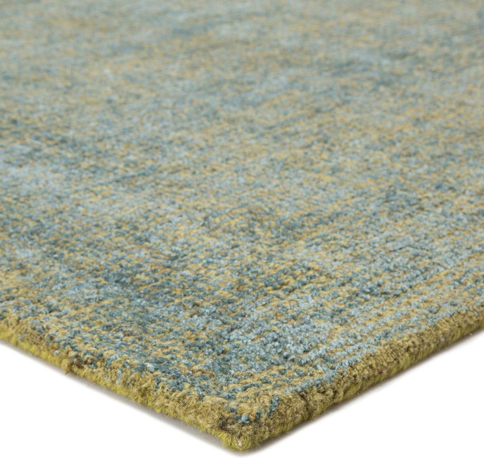 Jaipur Living Britta Plus Handmade Solid Blue/Green Area Rug, 8'x10'