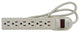 Sunlite Esp6/3F/P 3' Cord Surge Protector, Plastic