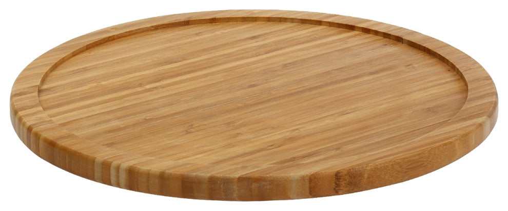 YBM HOME Bamboo Wooden Lazy Susan Turntable 20"