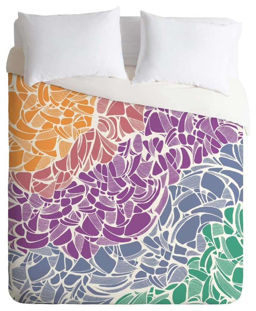 Deny Designs Karen Harris Fossil Jewel Duvet Cover - Lightweight