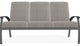 Belle Isle Cushion 3-Seat Outdoor Sofa, Thatch Ash/Graphite