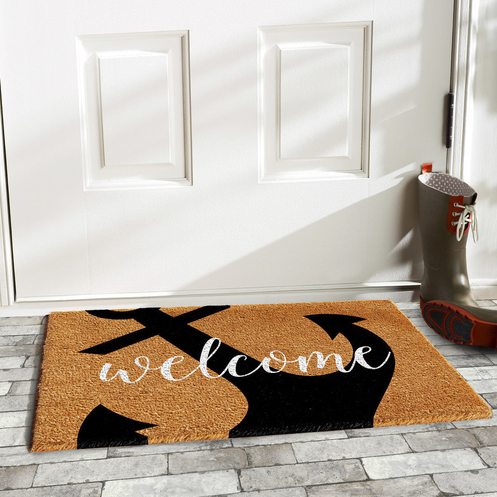 Anchor Welcome Doormat, 24"x36"