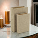 Canter Isle Beige Linen Book Box Set
