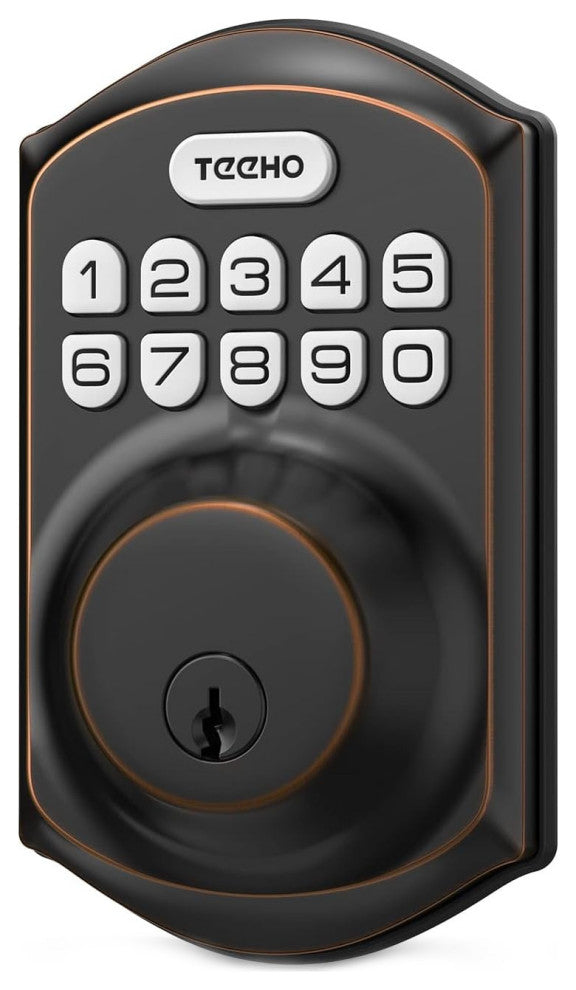 Keyless Entry Oil Rubbed Bronze Keypad Deadbolt