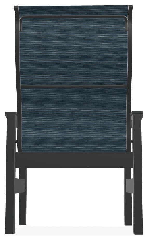 Leeward Sling Outdoor Armchair, Nimbus Ocean/Graphite