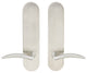 Air-Stream Lever, Tubular Privacy, Satin Stainless Steel, 2-3/8" Backset