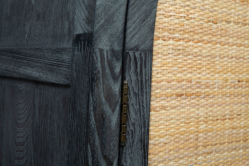 Eloise 83" Tall Storage Cabinet, Black