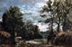 John Constable a Lane near Flatford Premium Canvas Print