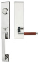 Cabernet Lever, Tubular Dummy Handleset, Left Hand, Polished Stainless Steel