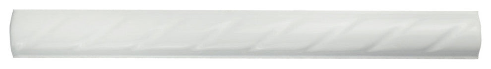 White Rope Pencil Ceramic Wall Trim