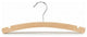 12" Children's Arched Wood Dress or Shirt Hanger, Set of 25