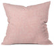 Holli Zollinger Linen Marsala Rosee Throw Pillow, 18"x18"