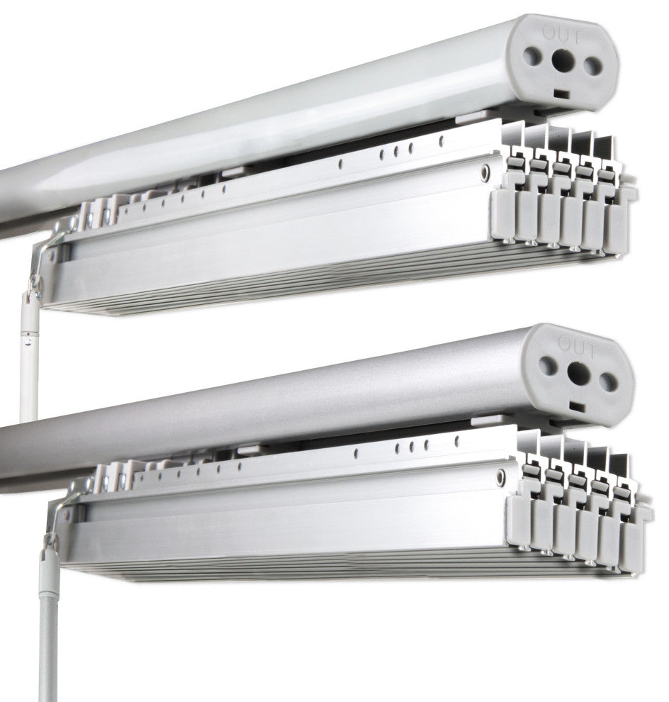 Stormy 6-Panel Track Extendable Vertical Blinds 98-130"W