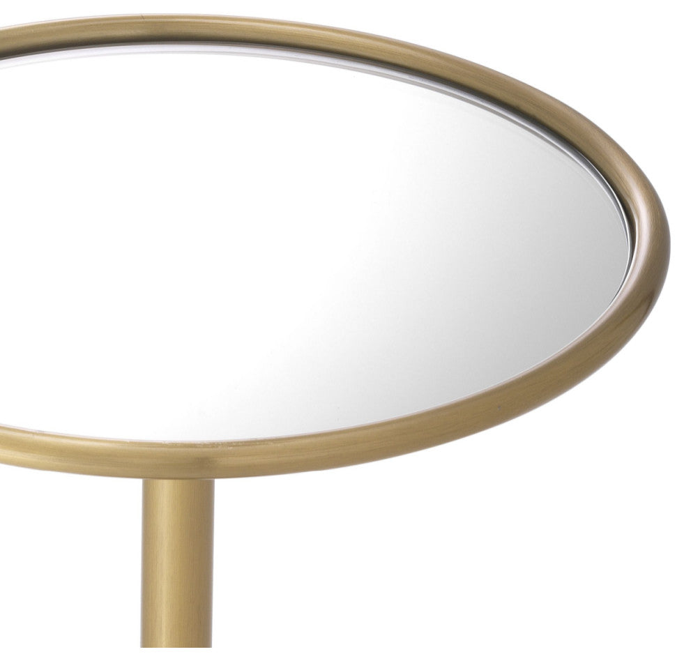 Round Brass Side Table | Eichholtz Narciso