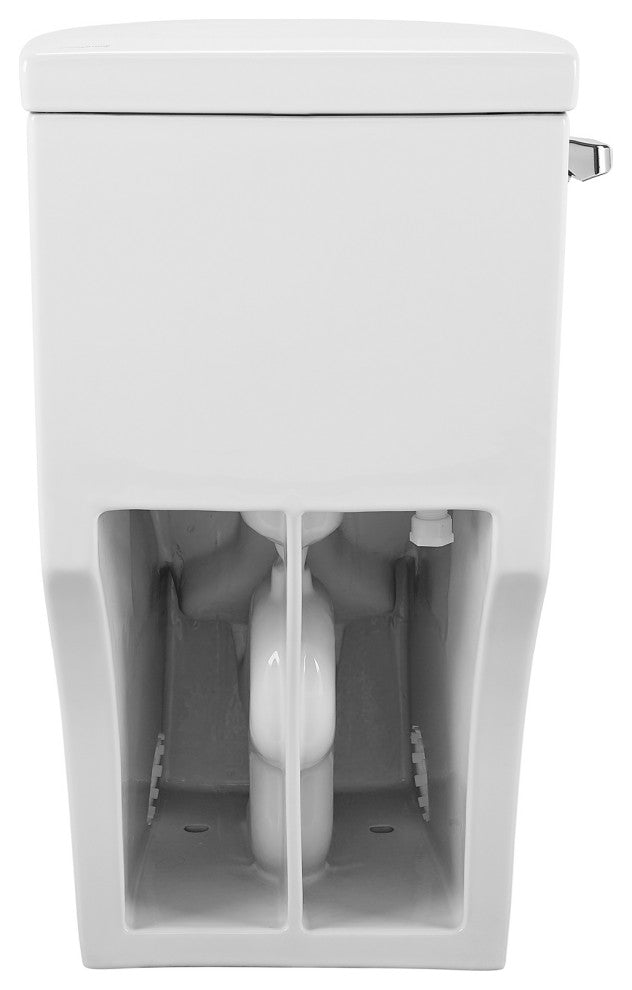 Sublime One Piece Elongated Toilet, Glossy White, Single Flush