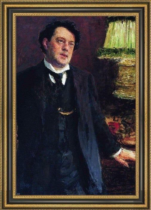 Ilia Efimovich Repin Portrait of Lawyer Oskar Osipovich GrusenbergPrint, 18"x27"