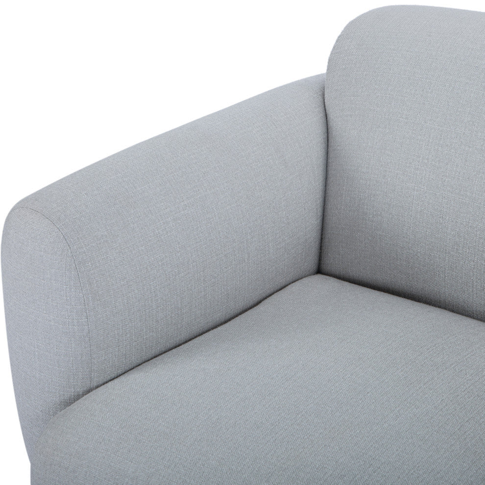 Metro, Tulum Accent Chair, Light Gray
