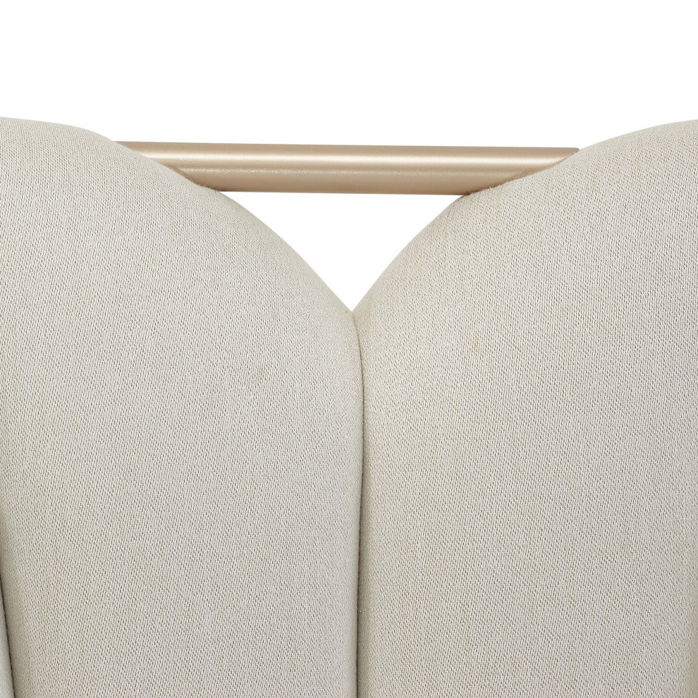 La Rachelle Dining Arm Chair, Set of 2 - Medium Champagne