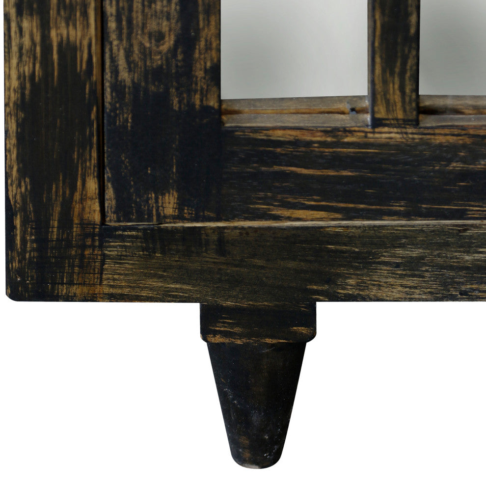 Rourke Sideboard Four Mirrored Doors Mango Wood