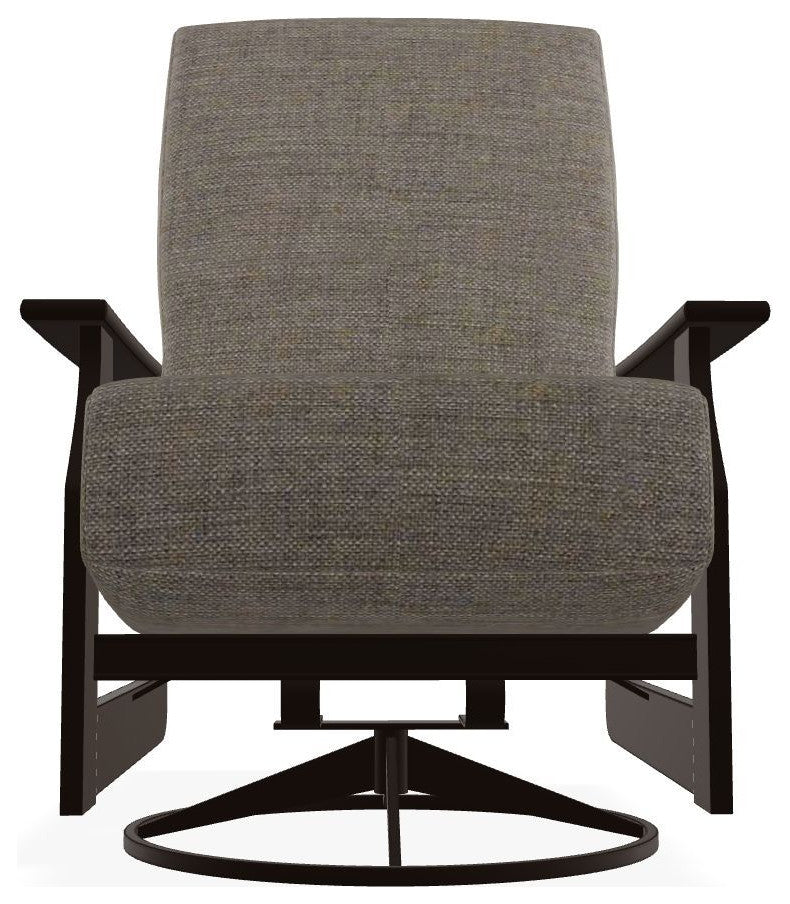 St. Catherine Deep Seat Outdoor Swivel Rocker, Cast/Kona