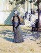 Frederick Childe Hassam A Figures in Sunlight - 21" x 28" Premium Canvas Print