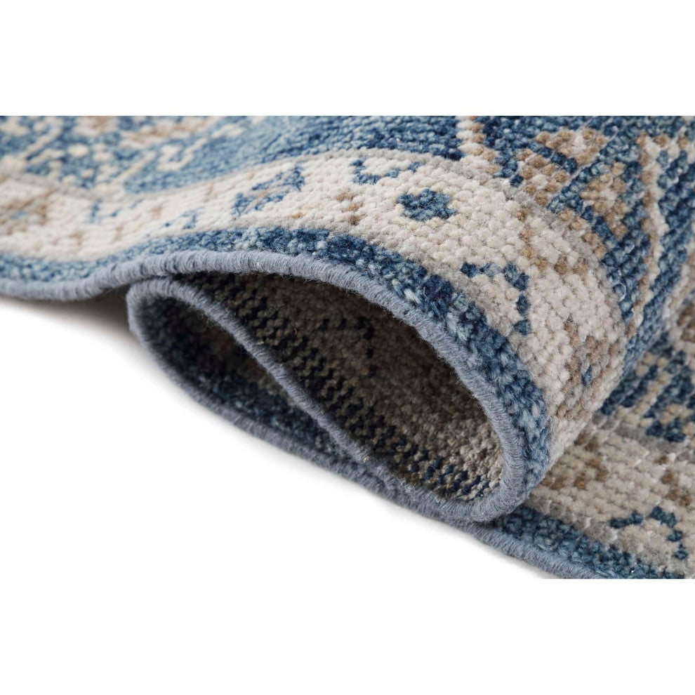 Tuscany Morrisa Area Rug, Blue, 5'x8'