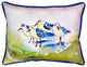 Green Sanderlings Large Indoor/Outdoor Pillow 16x20