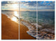 "Gili Island Tropical Beach" Metal Wall Art, 3 Panels, 36"x28"