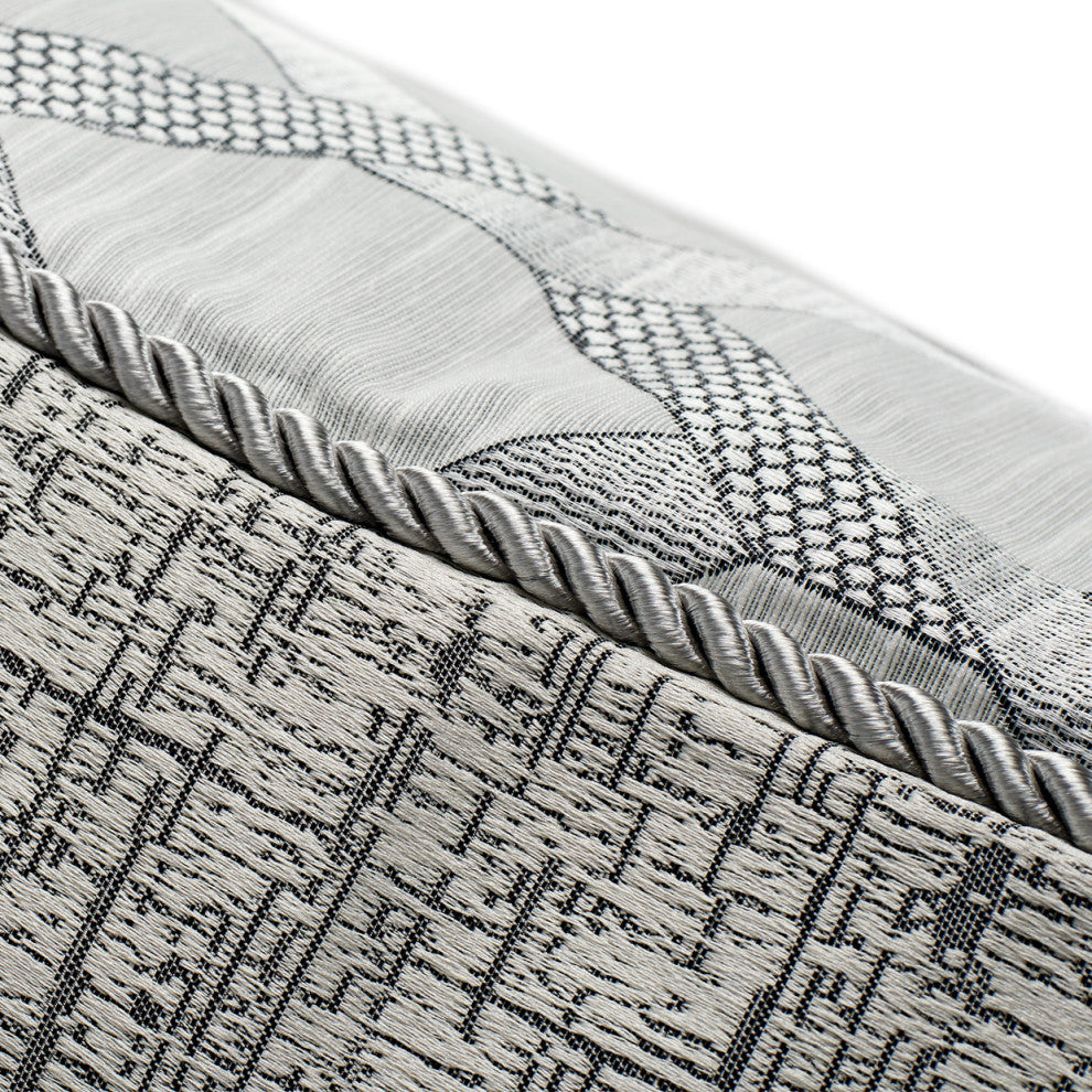 Newport 9-Piece Queen Comforter Set, Platinum