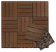 1'x1' Quick Deck Outdoor Composite Deck Tile, Brazilian Ipe