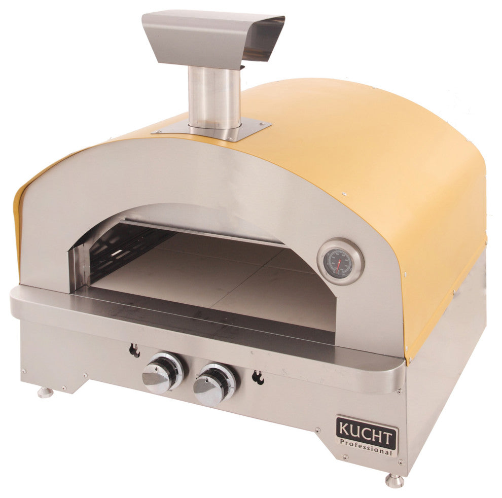 Outdoor Portable Propane Gas Pizza Oven, Yellow